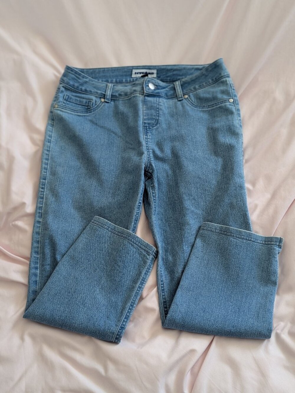 NYGÅRD Blue Stretch Denim Slim Leg Jeans Size 10